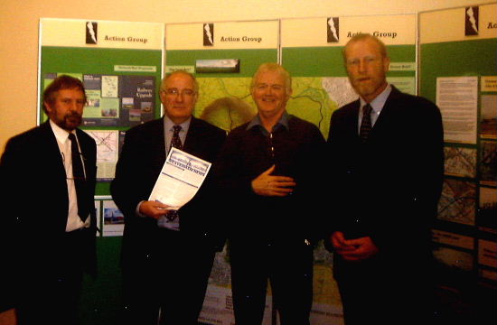 Mike Hall MP with members of SAG